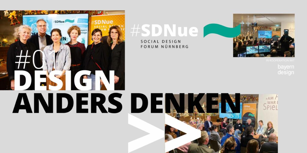 Ein R28 Projekt ist das #Social Design Forum Nürnberg. Hier eine Fotocollage aus der Edition #1 "Design anders denken"